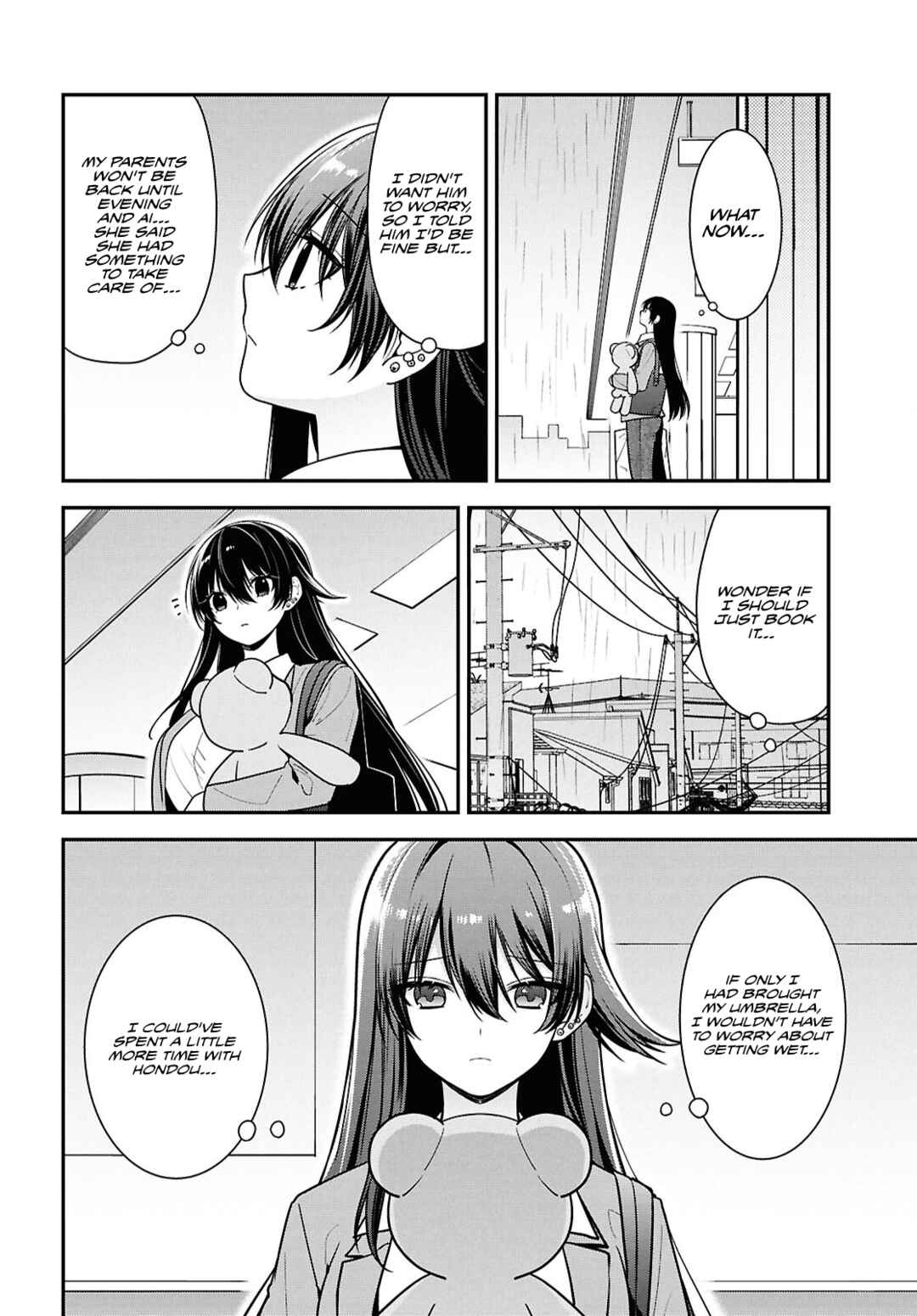 Page 9 Chapter 8.1 Tonari no Seki no Yankee Shimizu-san ga Kami o Kuroku Sometekita