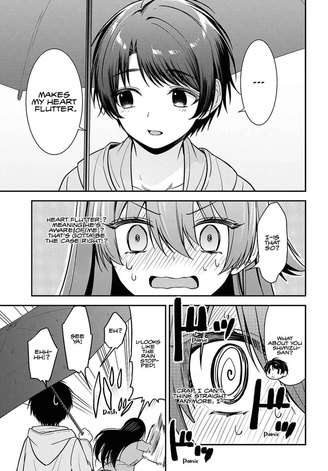Page 13 Chapter 8.2 Tonari no Seki no Yankee Shimizu-san ga Kami o Kuroku Sometekita
