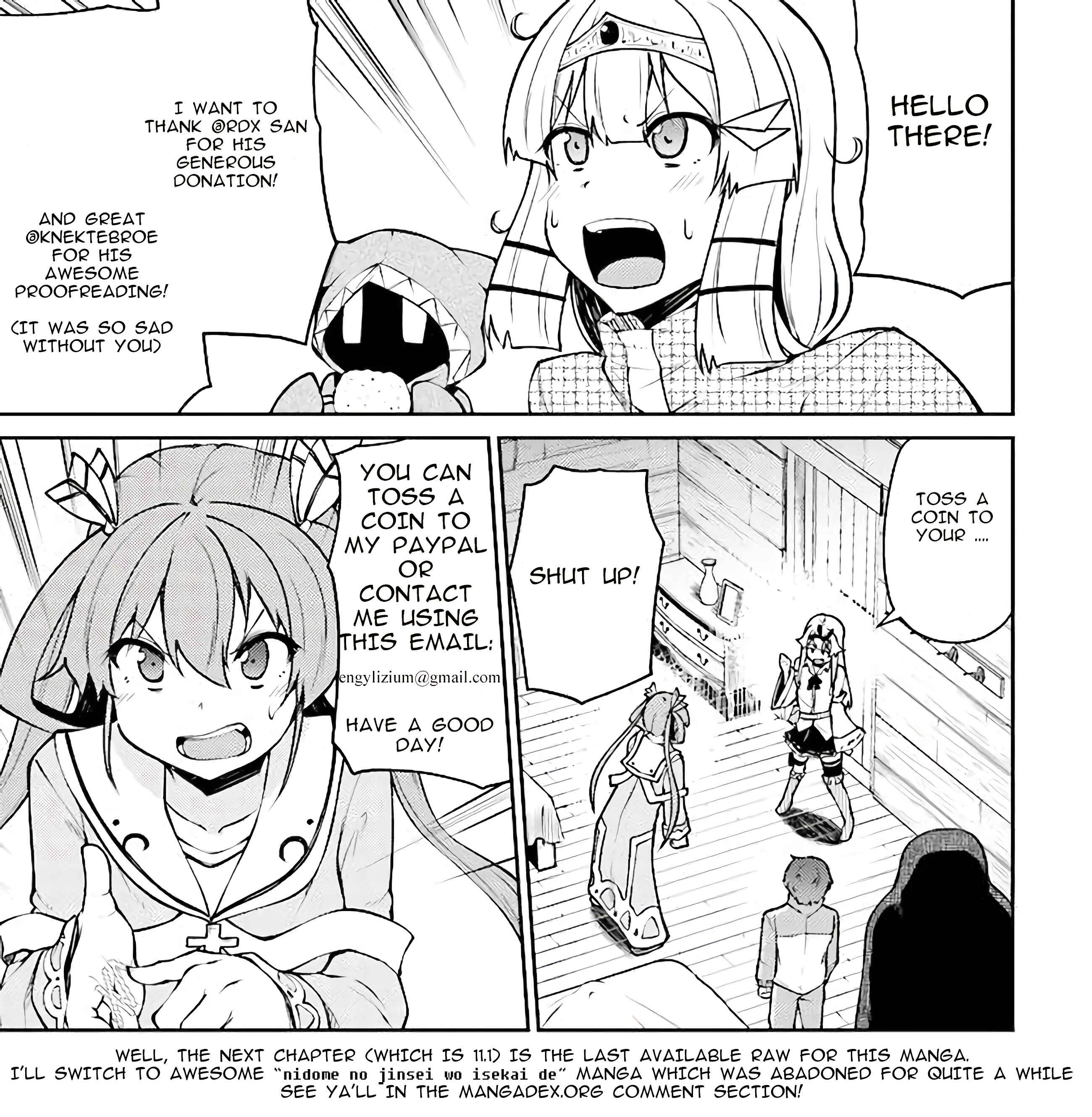 Page 9 Chapter 10.2 Shinde kudasai! Yuusha desho?