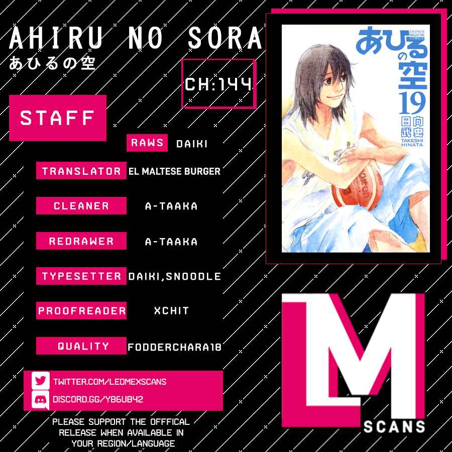 Page 1 Chapter 144 Ahiru no Sora