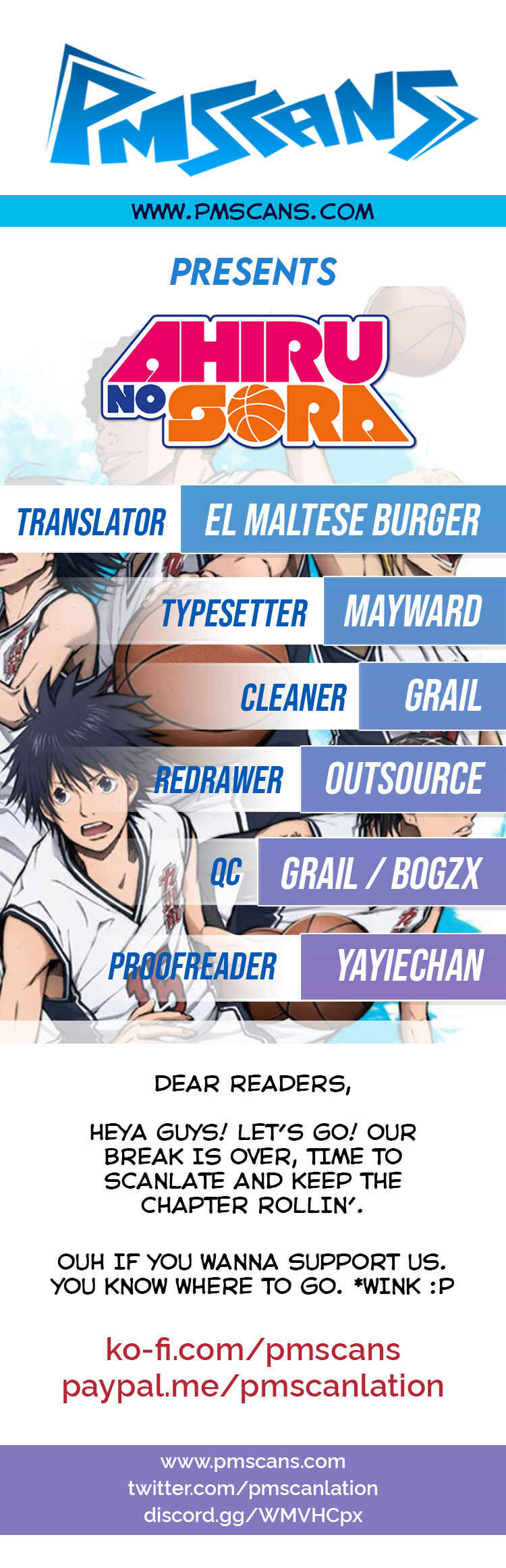 Page 1 Chapter 159.2 Ahiru no Sora