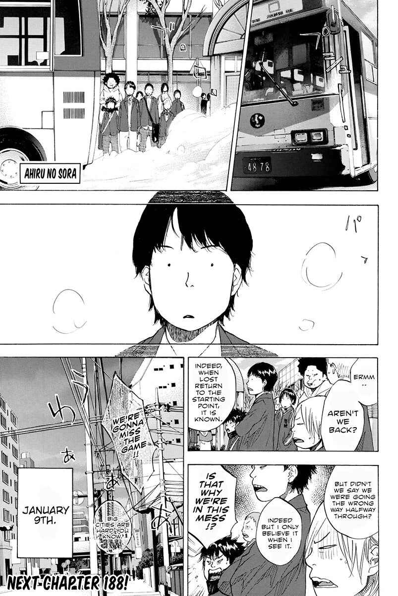Page 20 Chapter 187 Ahiru no Sora