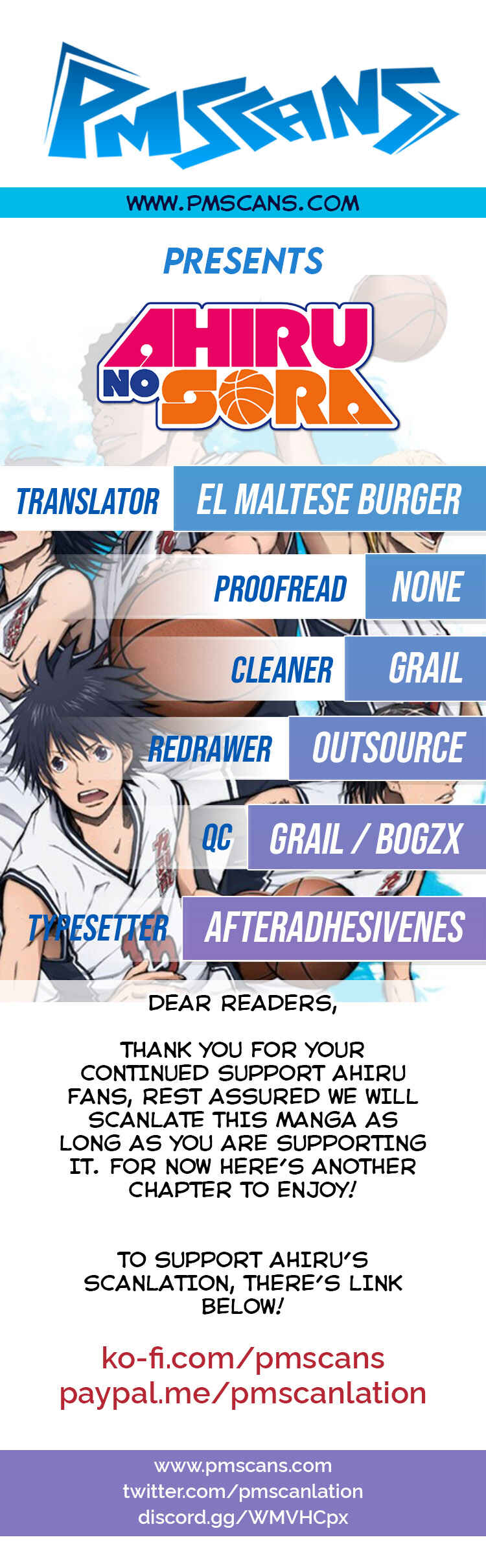 Page 1 Chapter 162.2 Ahiru no Sora