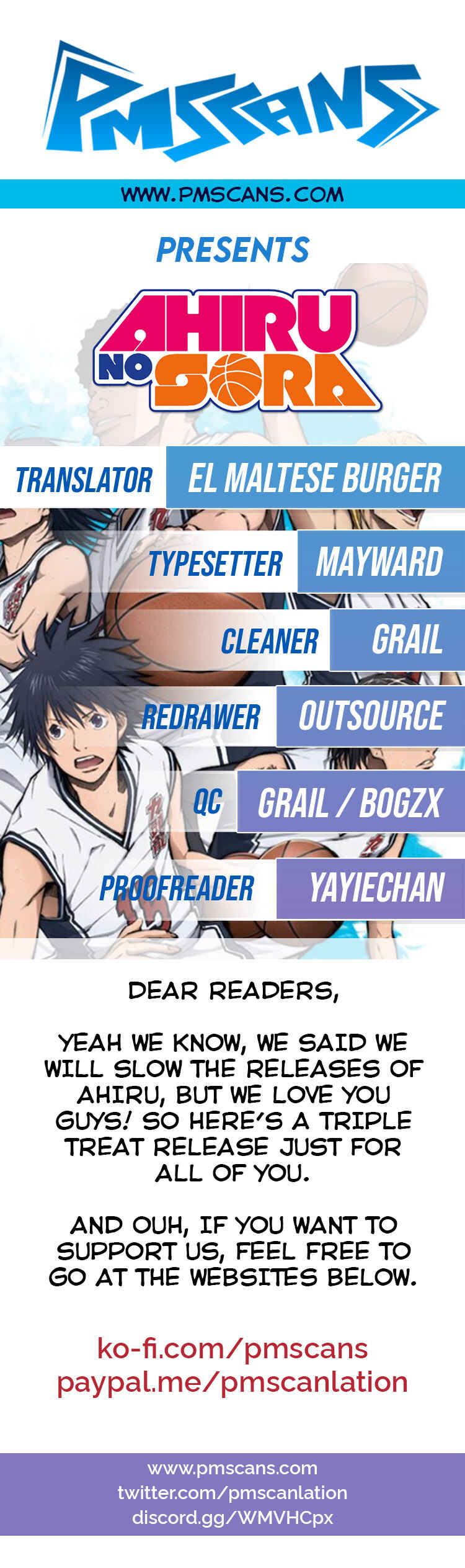 Page 1 Chapter 153.2 Ahiru no Sora