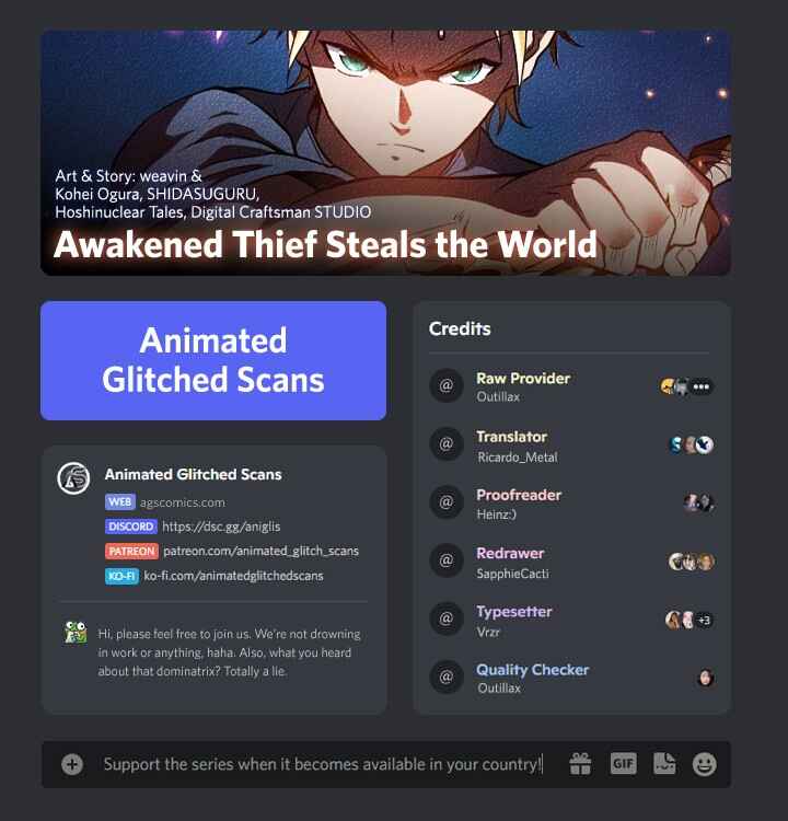 Page 1 Chapter 4 Awakened Thief Steals the World