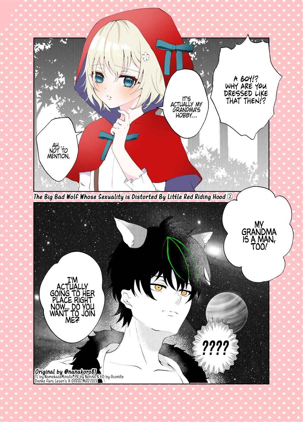 Page 1 Chapter 2 Akazukin ni Seiheki o Yugama Sareru Ookami
