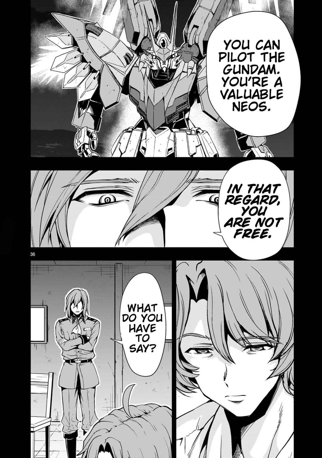 Page 36 Chapter 27 Despair Memory Gundam Sequel