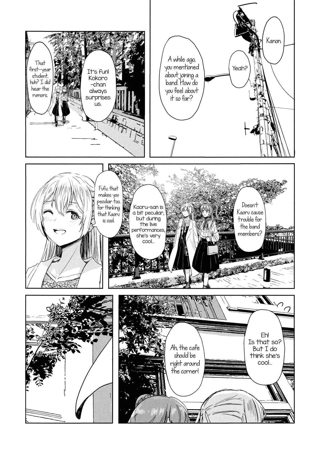 Page 14 Chapter Unknown_e078 BanG Dream! - If you can, at least, come under my umbrella... (Doujinshi)