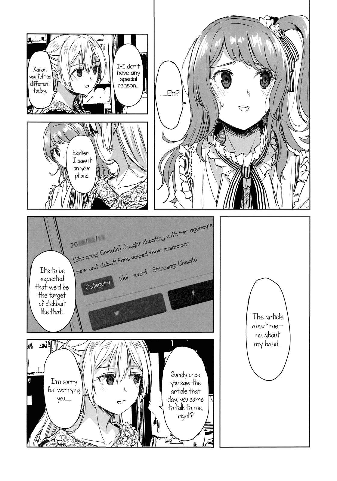Page 20 Chapter Unknown_e078 BanG Dream! - If you can, at least, come under my umbrella... (Doujinshi)