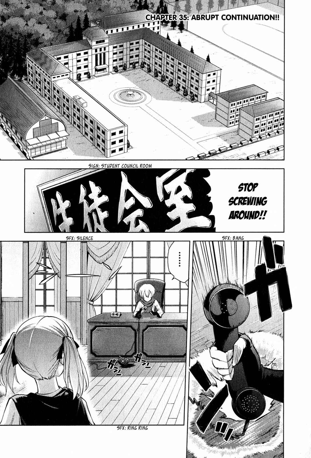 Page 1 Chapter 35 Ichiban Ushiro no Daimaou