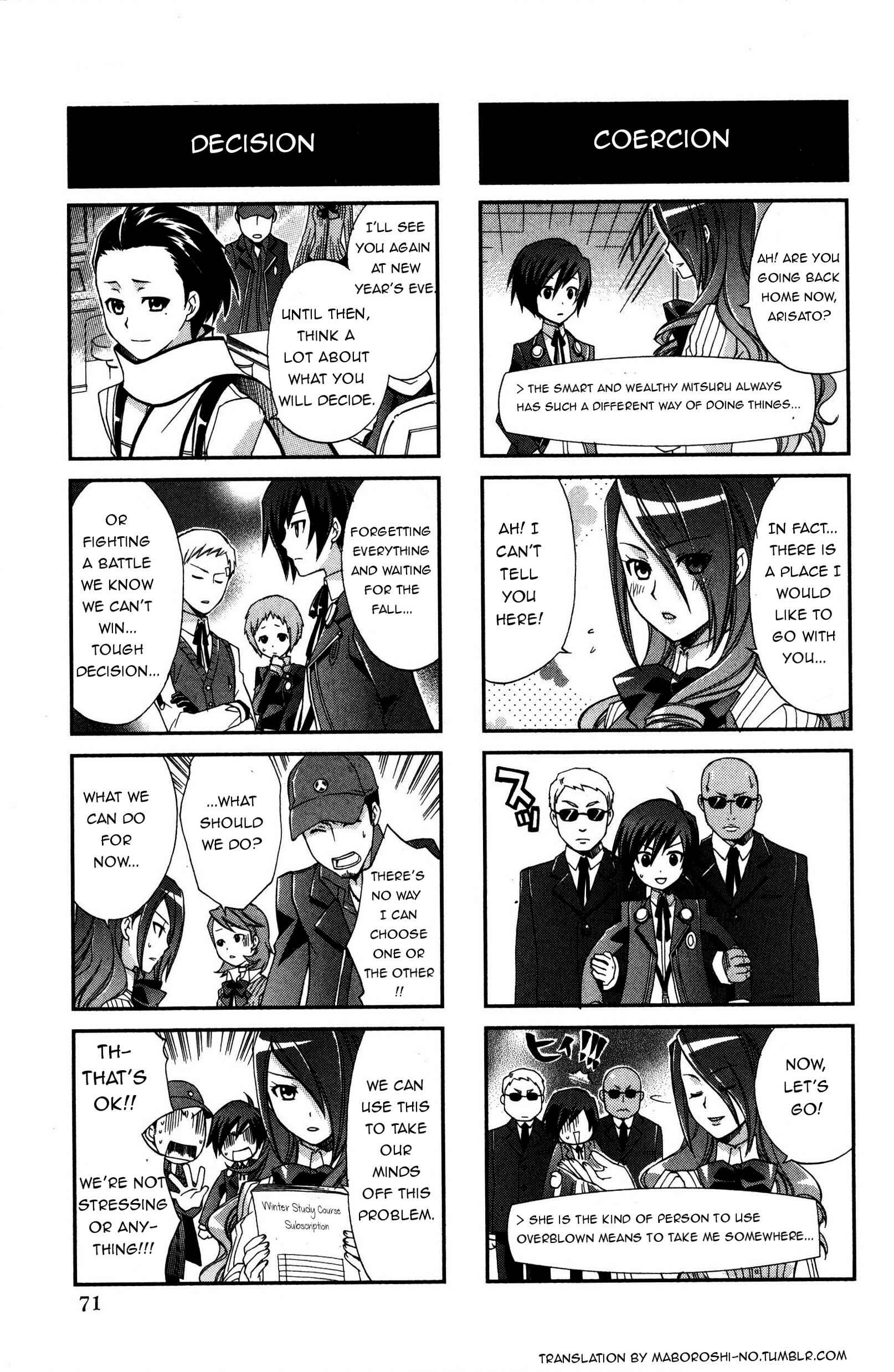 Page 6 Chapter 11 Persona 3 4Koma Kings