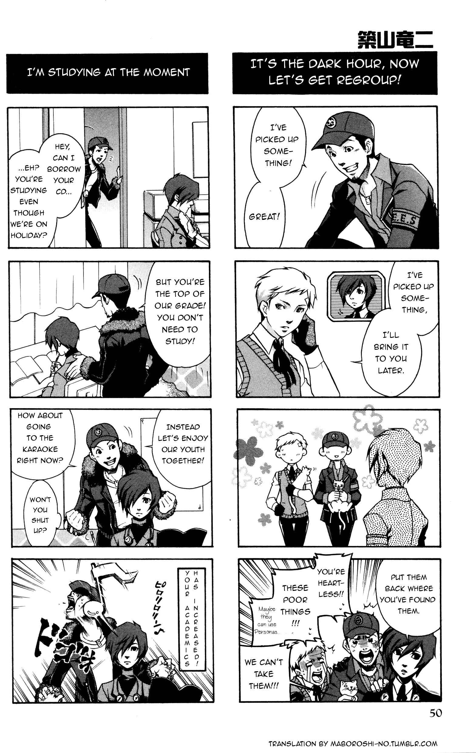 Page 3 Chapter 8 Persona 3 4Koma Kings
