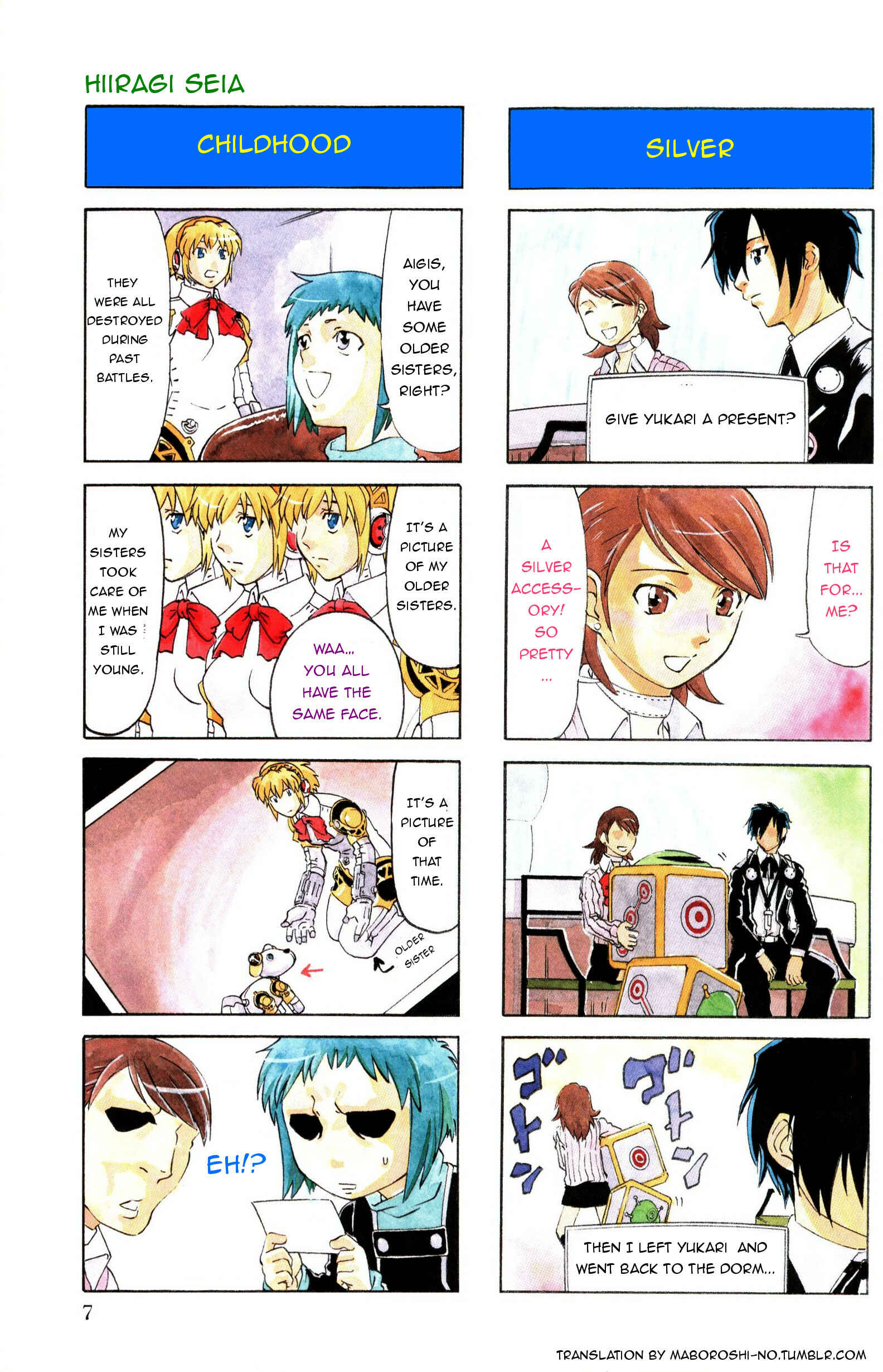 Page 4 Chapter 1 Persona 3 4Koma Kings