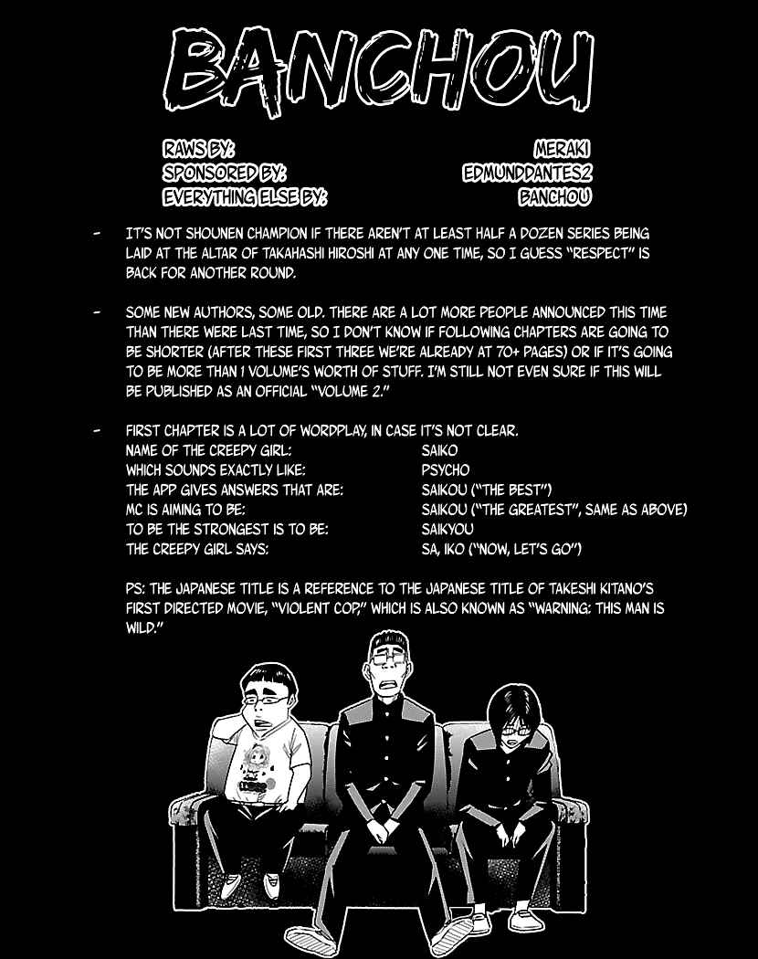 Page 1 Chapter 1 Crows Respect