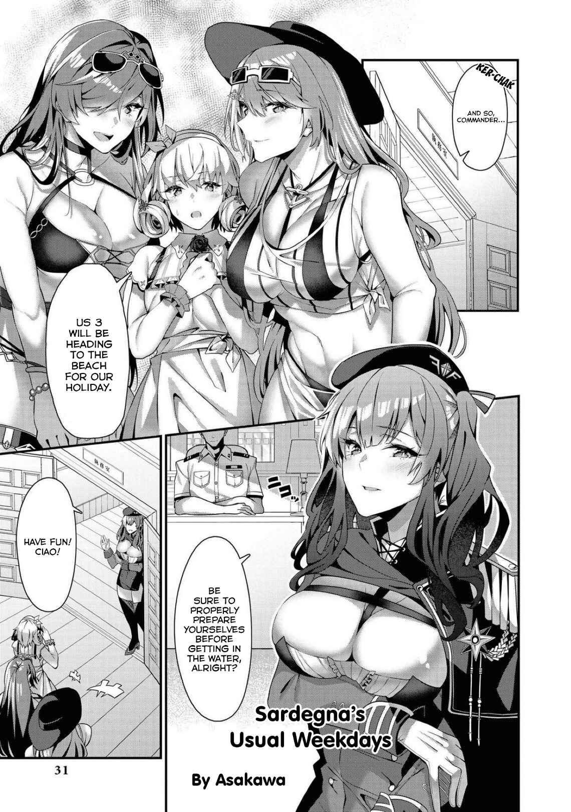 Page 1 Chapter 3 Azur Lane Comic Anthology Breaking!!