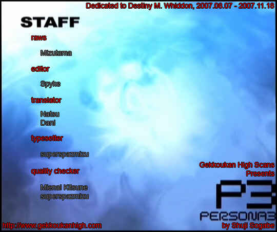 Page 1 Chapter 11 Persona 3