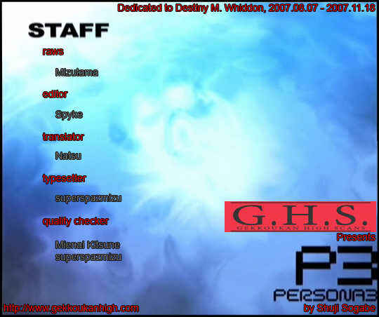 Page 1 Chapter 13 Persona 3