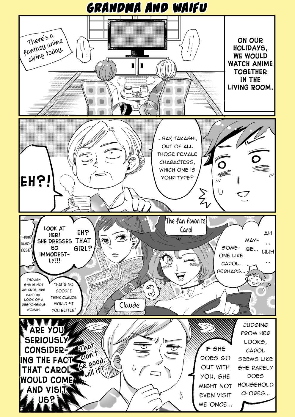 Page 1 Chapter 2 Otaku Grandma