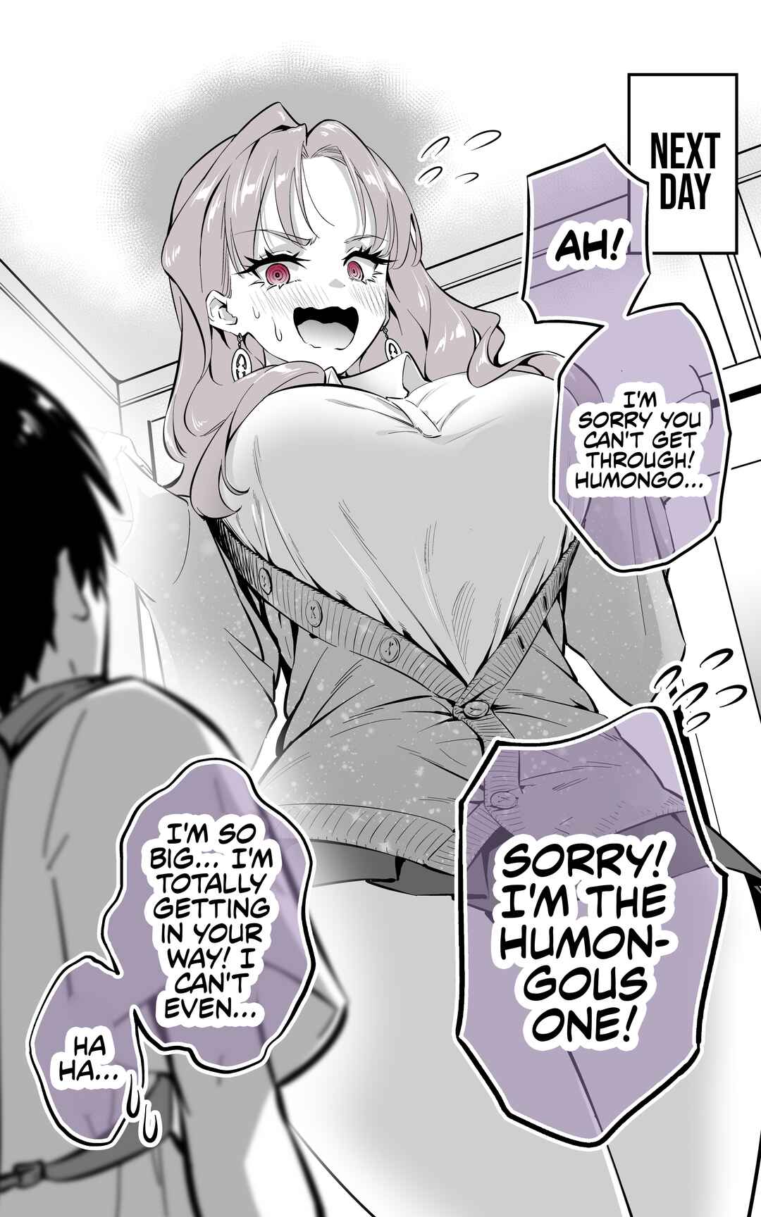 Page 3 Chapter Unknown_c244 Kyodaika Shite Gyaku ni Taido ga Chiisaku Naru Gal