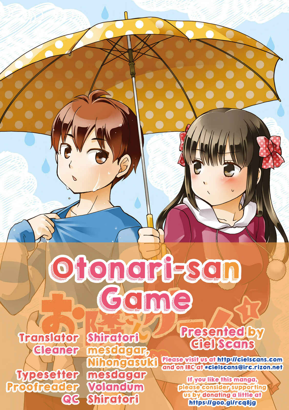Page 1 Chapter 13.5 Otonari-san Game
