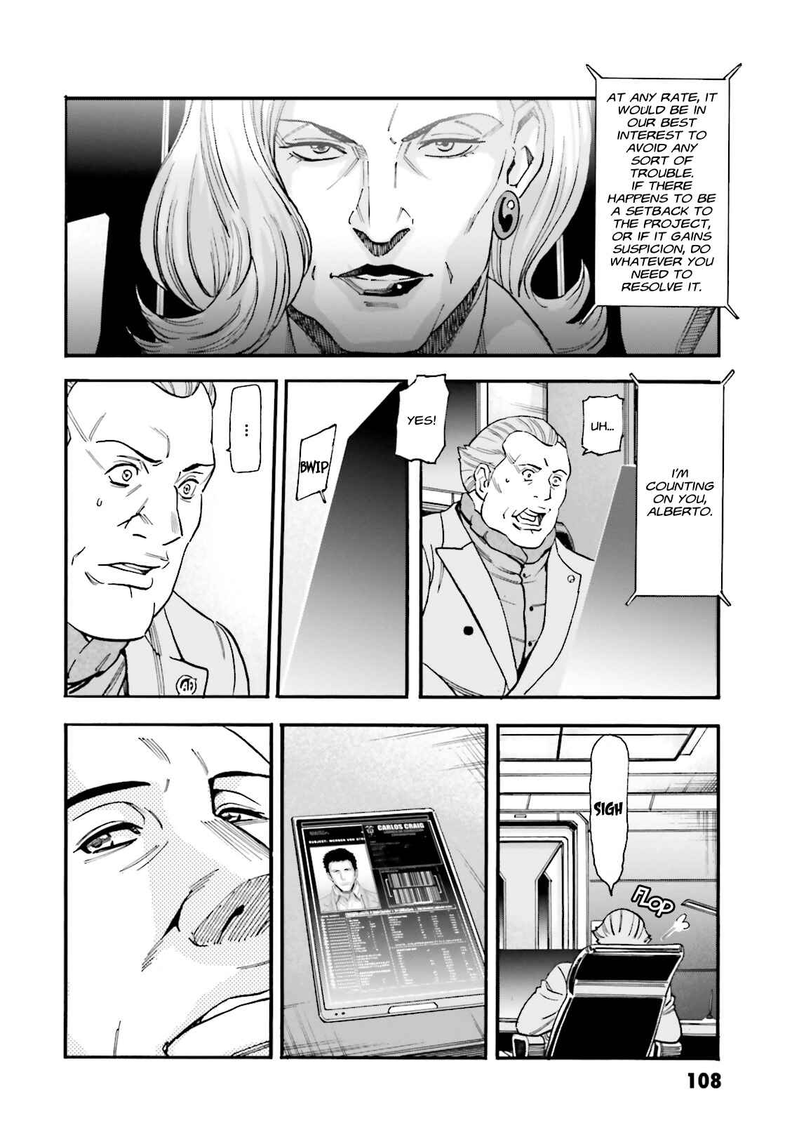 Page 33 Chapter 3 Mobile Suit Gundam UC (Unicorn) - Bande Dessinée: Episode 0
