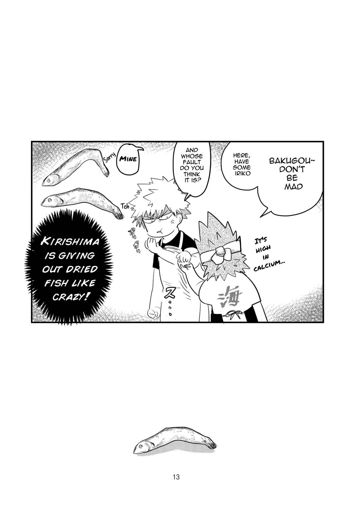 Page 13 Chapter Unknown_e8d1 Boku no Hero Academia - Kanshokudou to minato no blues  (Doujinshi)
