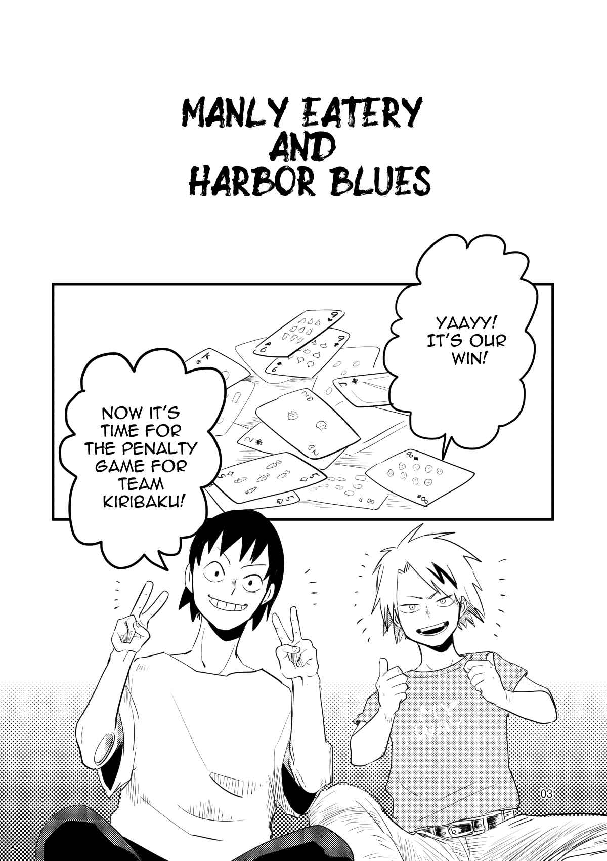 Page 3 Chapter Unknown_e8d1 Boku no Hero Academia - Kanshokudou to minato no blues  (Doujinshi)