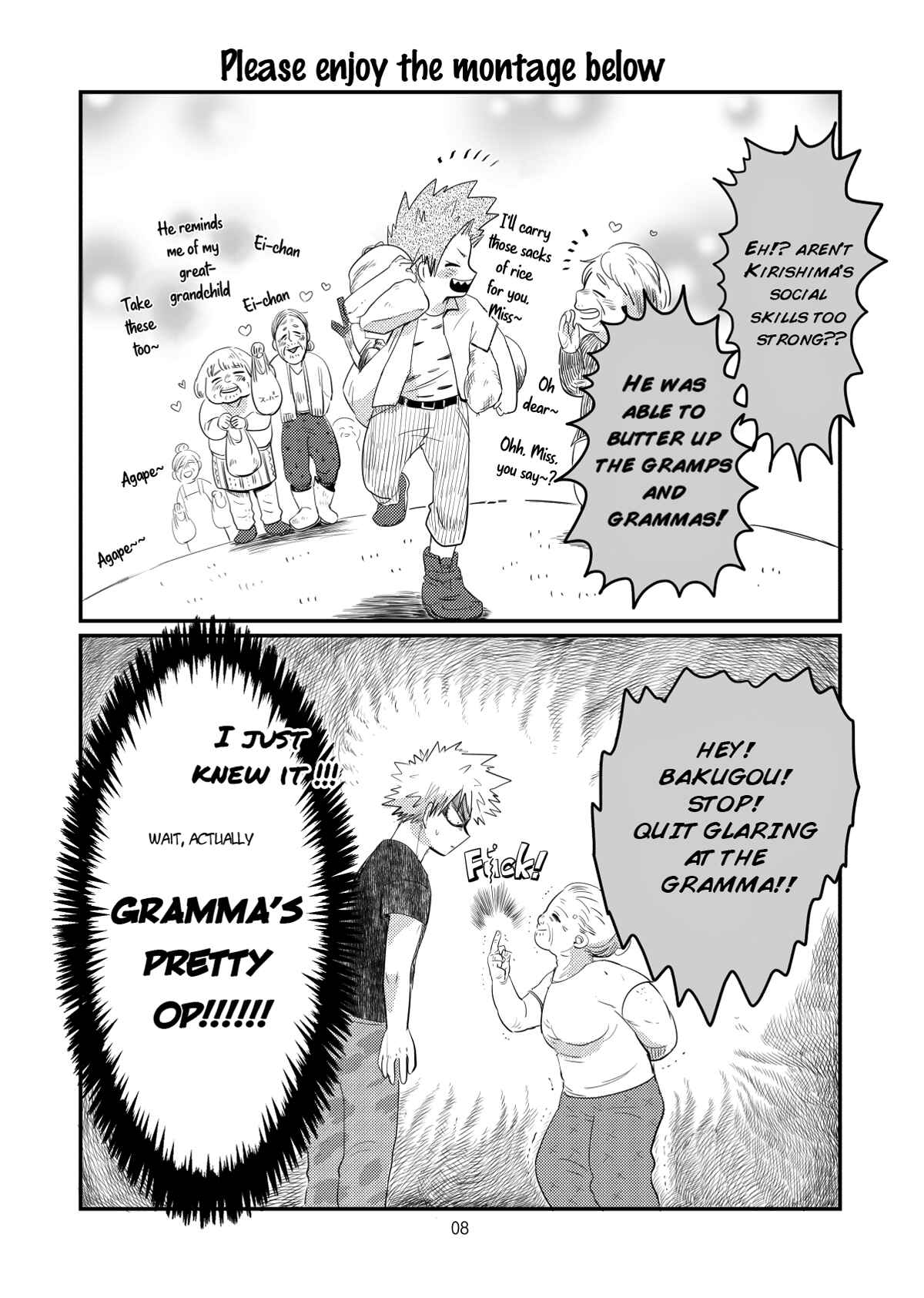 Page 8 Chapter Unknown_e8d1 Boku no Hero Academia - Kanshokudou to minato no blues  (Doujinshi)