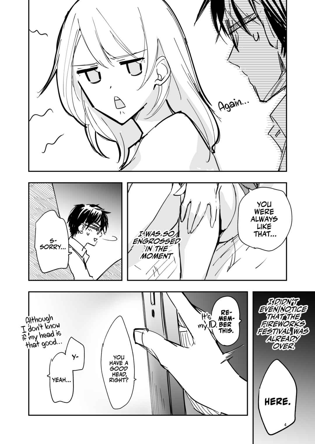 Page 4 Chapter 2 On the Day of the Fireworks, on Top of a Jungle Gym