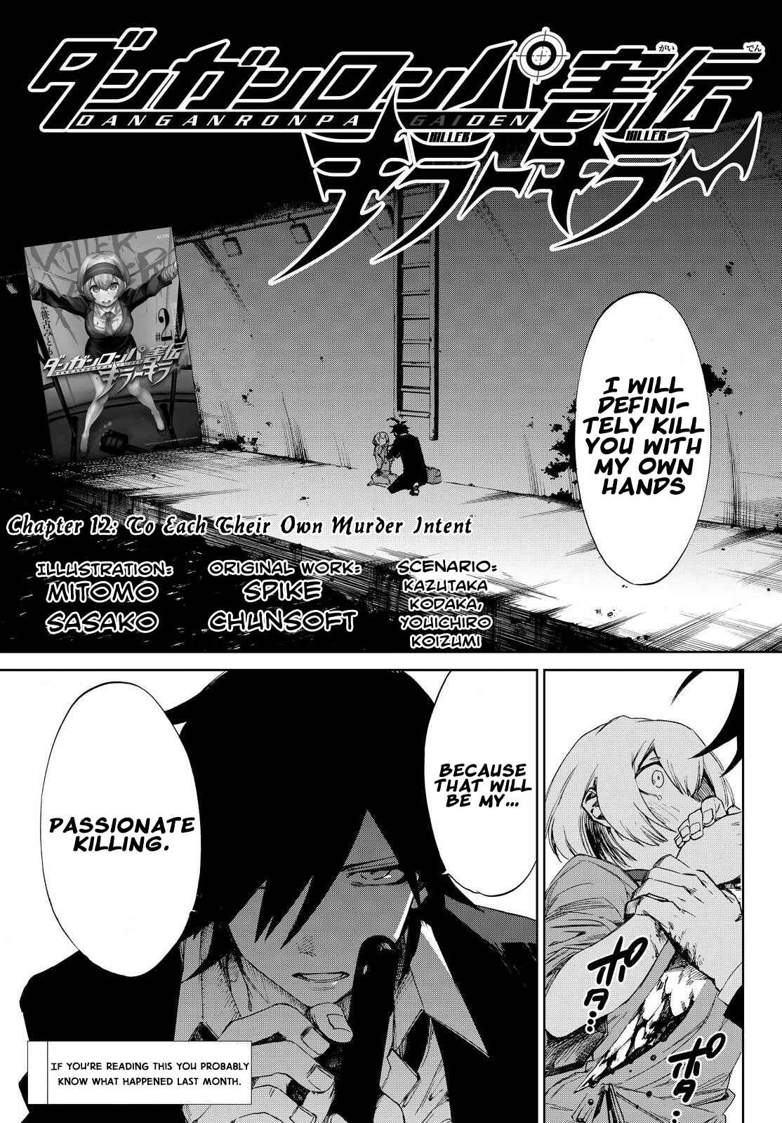 Page 1 Chapter 12 Killer Killer