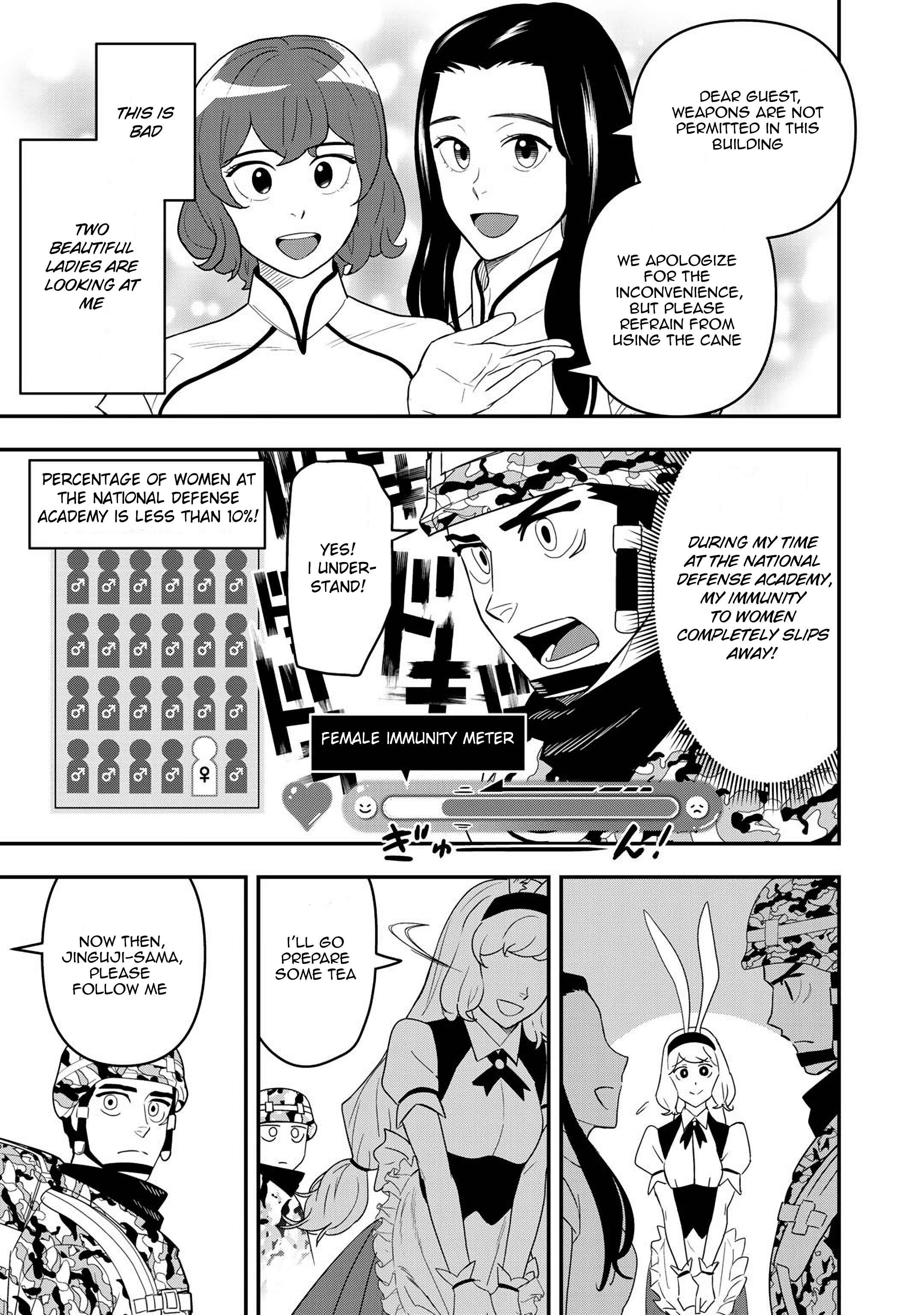 Page 12 Chapter 3 Bocchi Jieikan no Isekai Funsenki
