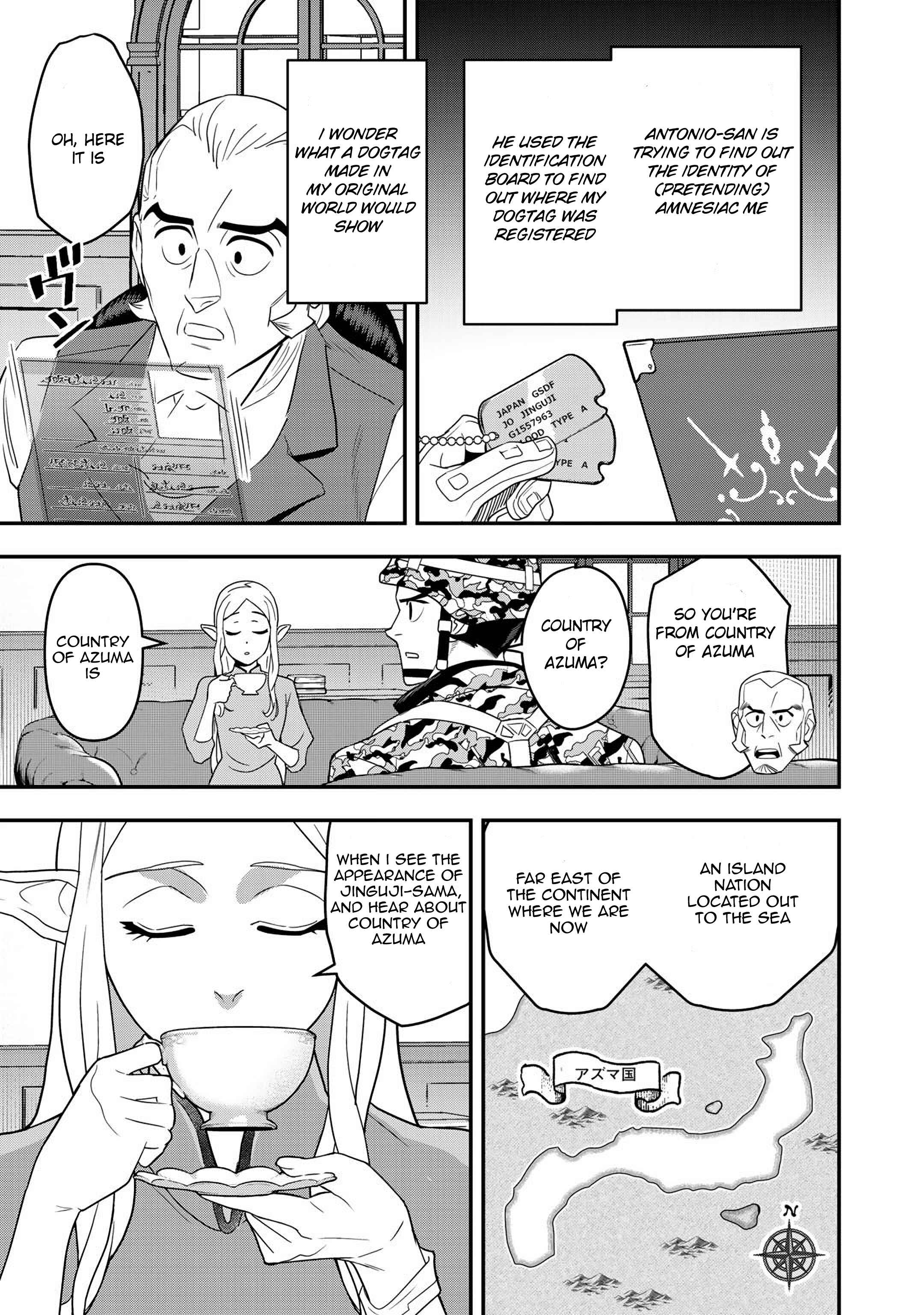 Page 22 Chapter 3 Bocchi Jieikan no Isekai Funsenki