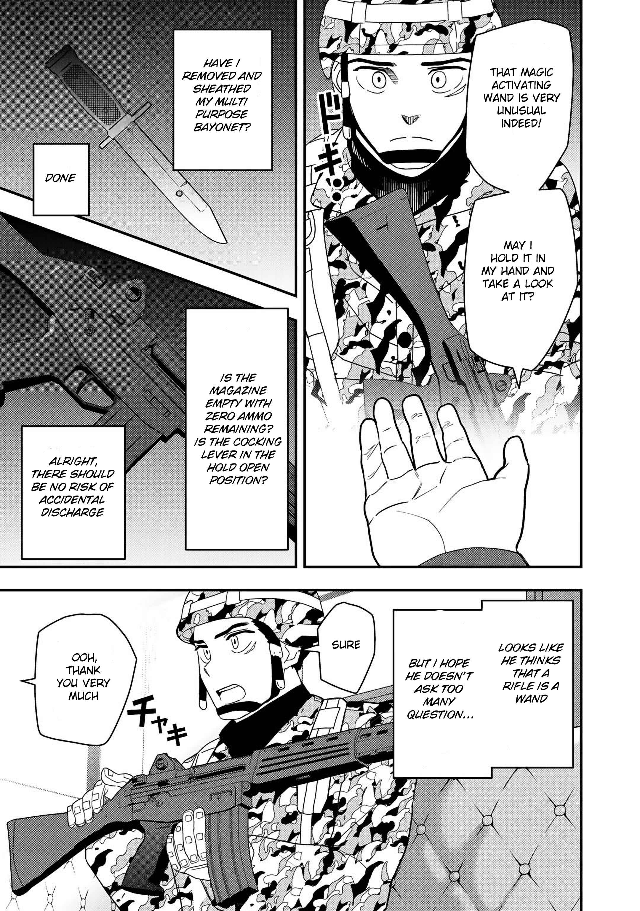 Page 22 Chapter 2 Bocchi Jieikan no Isekai Funsenki