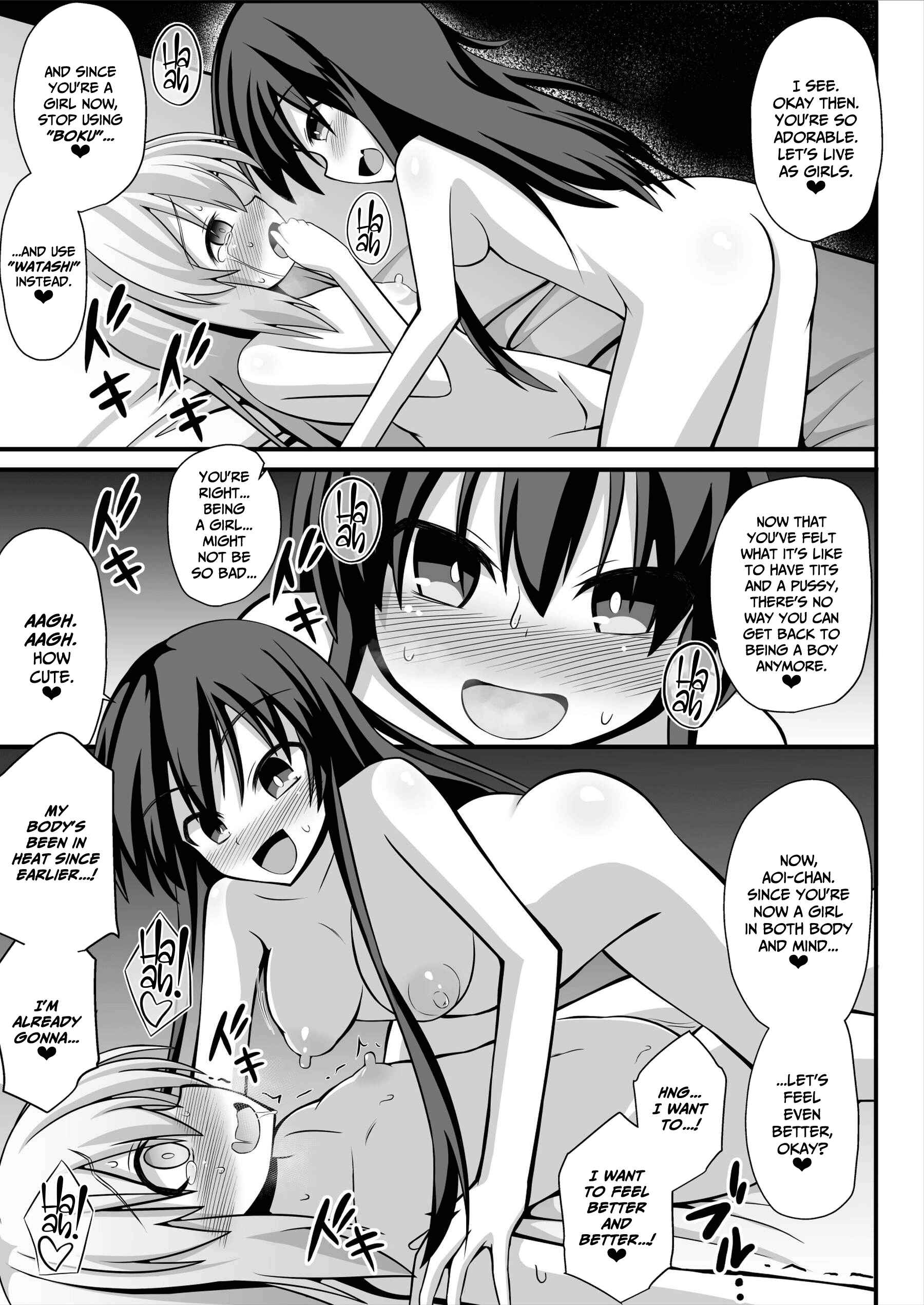 Page 18 Chapter Unknown_c792 Genderbent Descent Into Sluthood ~Turning Into A Girl From Lovey-Dovey Lesbian Sex~