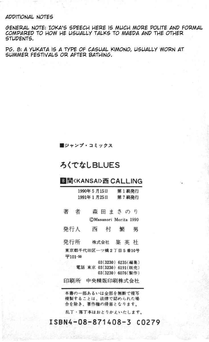 Page 20 Chapter 78 Rokudenashi Blues