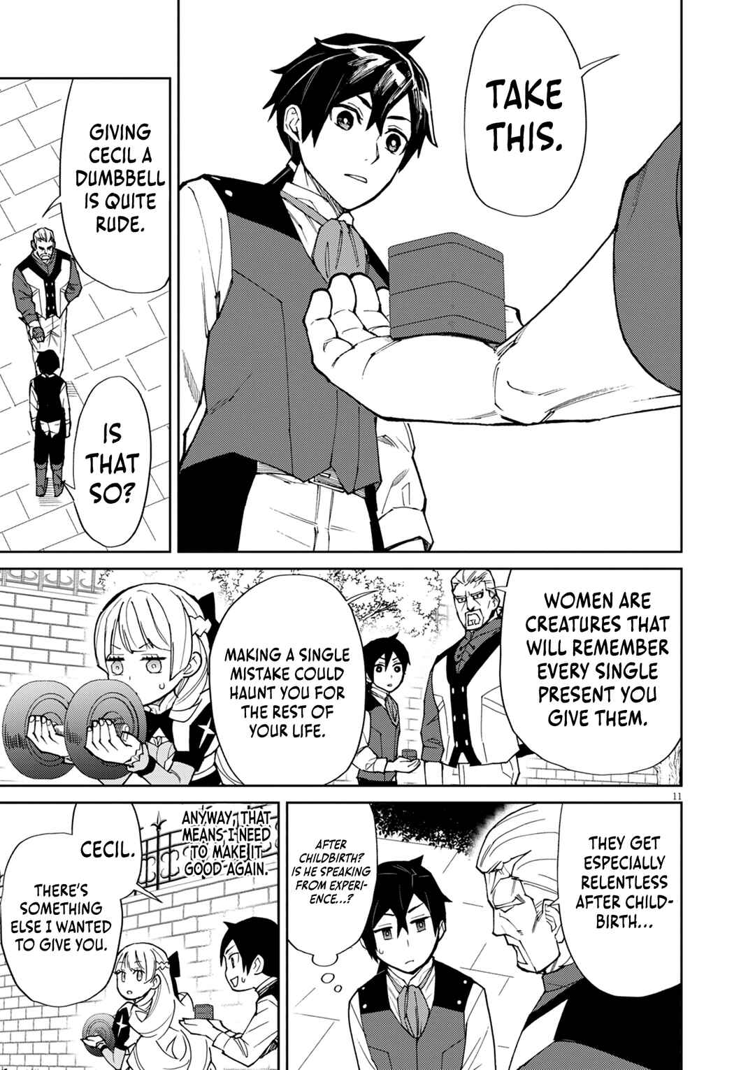 Page 11 Chapter 13 Game Akuyaku Kizoku ni Tensei Shita Ore wa, Chiito Kinniku de Musou Suru