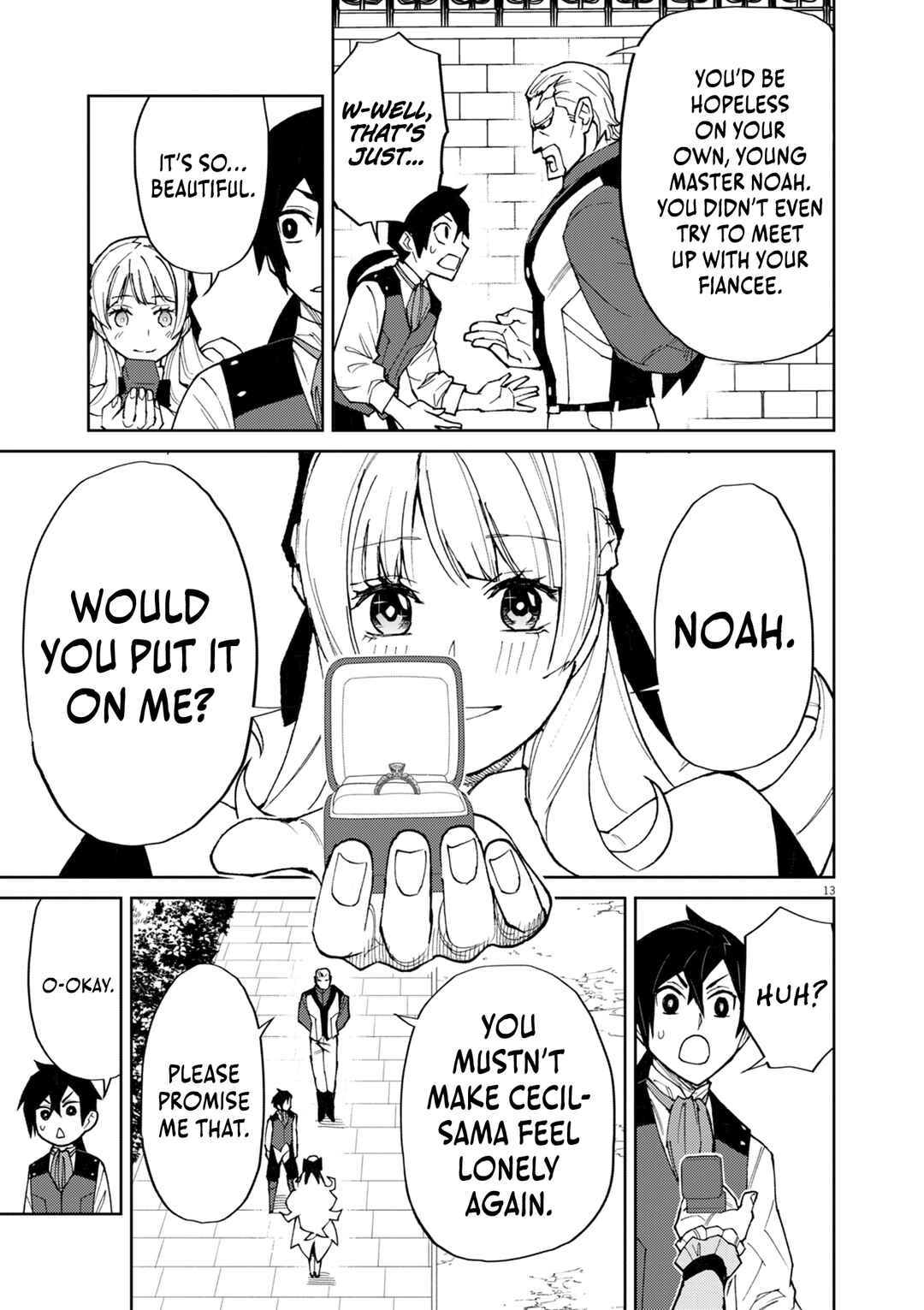 Page 13 Chapter 13 Game Akuyaku Kizoku ni Tensei Shita Ore wa, Chiito Kinniku de Musou Suru