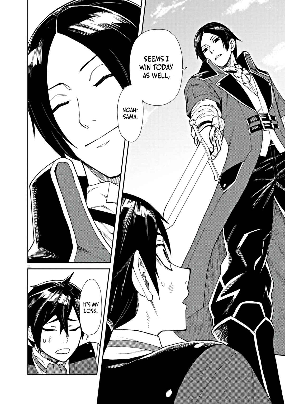 Page 12 Chapter 3 Game Akuyaku Kizoku ni Tensei Shita Ore wa, Chiito Kinniku de Musou Suru