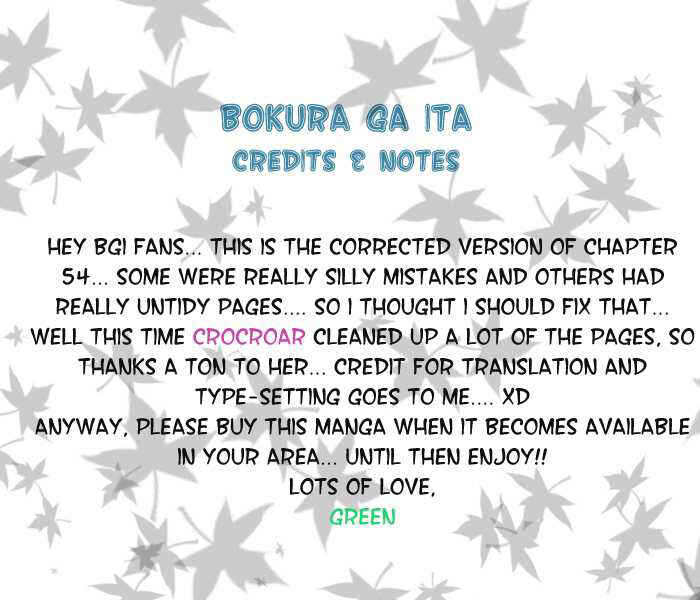 Page 40 Chapter 54 Bokura ga Ita