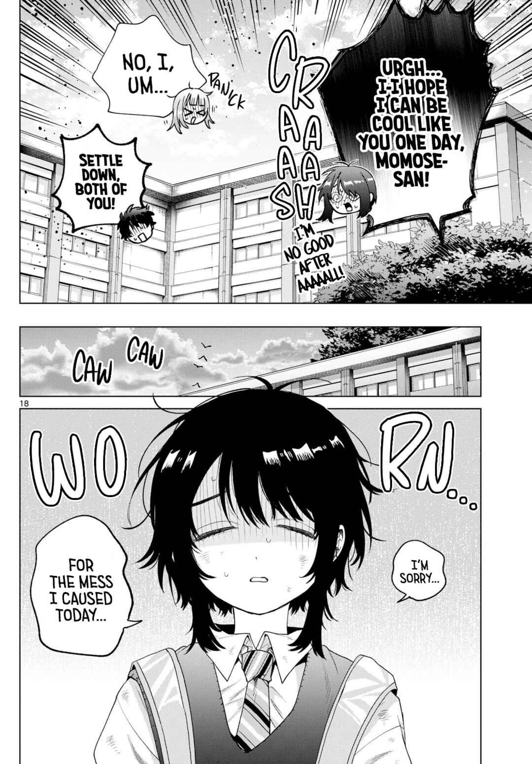 Page 18 Chapter 42 Momose Akira no Hatsukoi Hatan-chuu.