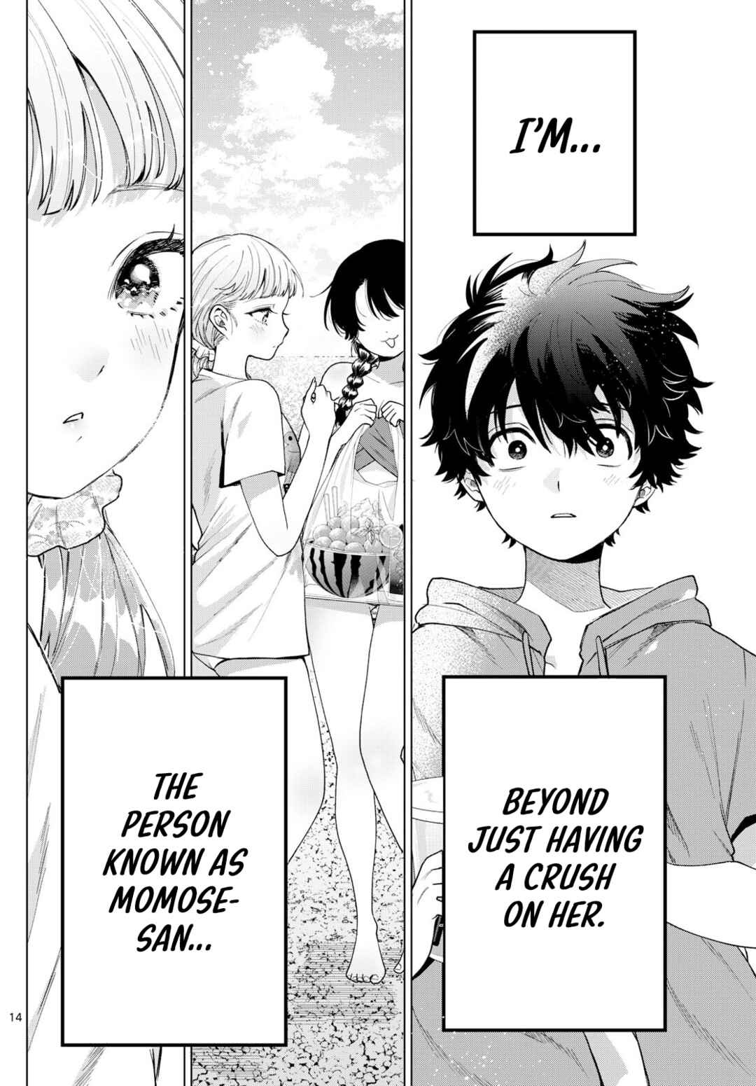 Page 14 Chapter 38 Momose Akira no Hatsukoi Hatan-chuu.
