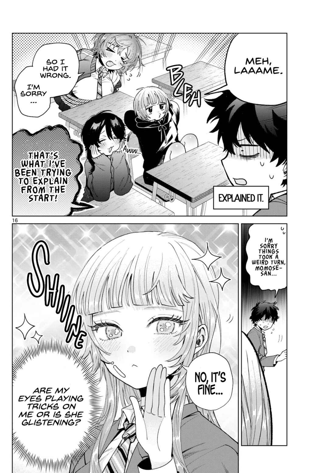 Page 16 Chapter 22 Momose Akira no Hatsukoi Hatan-chuu.