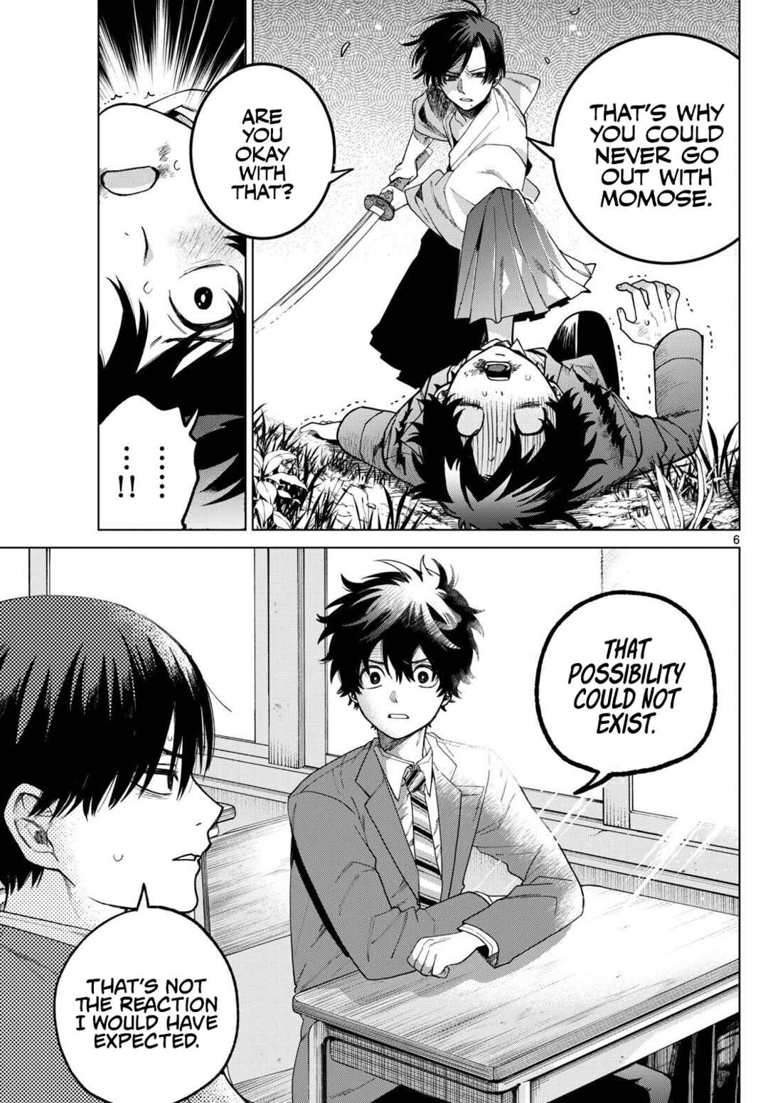 Page 6 Chapter 3 Momose Akira no Hatsukoi Hatan-chuu.