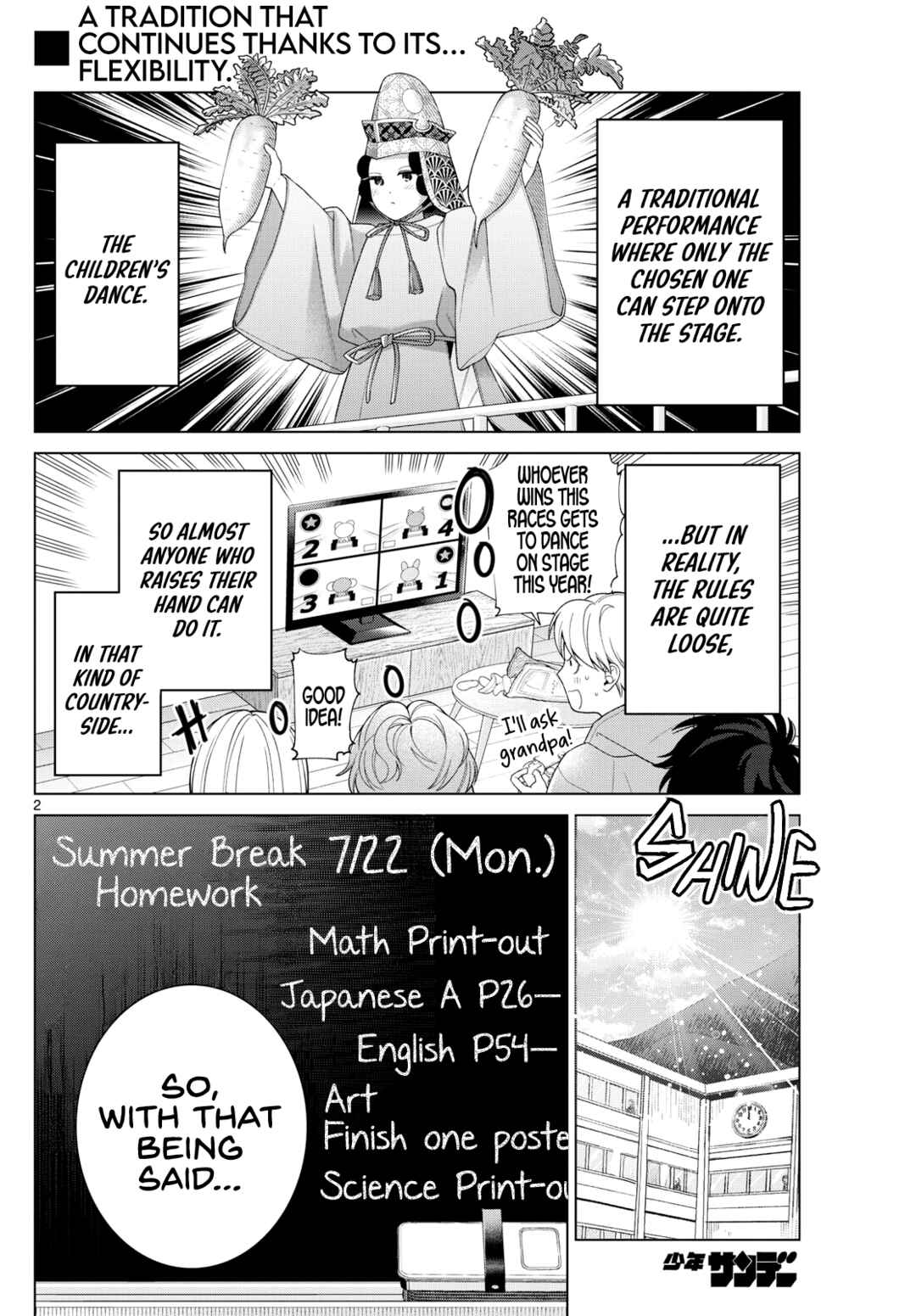 Page 2 Chapter 36 Momose Akira no Hatsukoi Hatan-chuu.