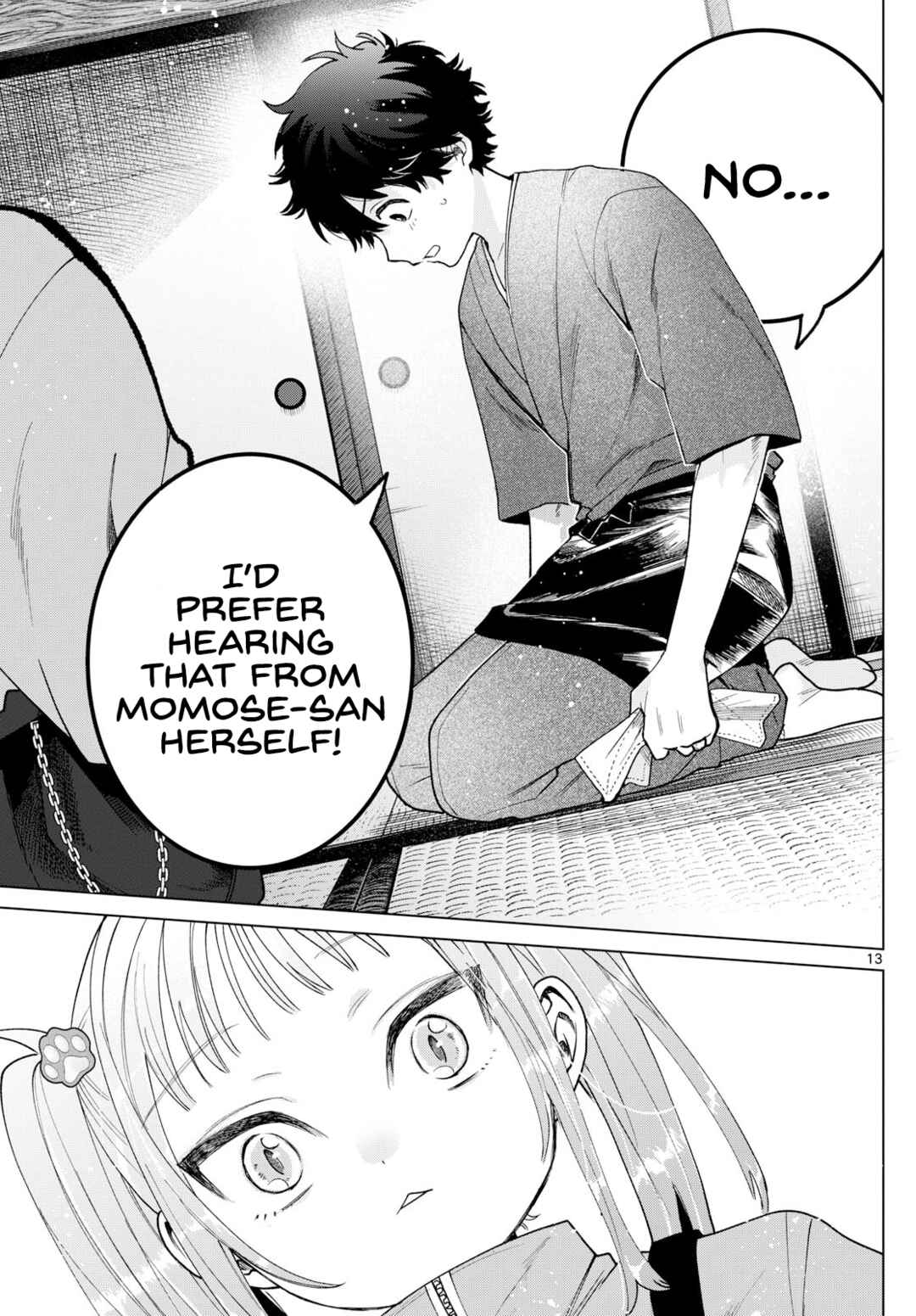 Page 13 Chapter 34 Momose Akira no Hatsukoi Hatan-chuu.