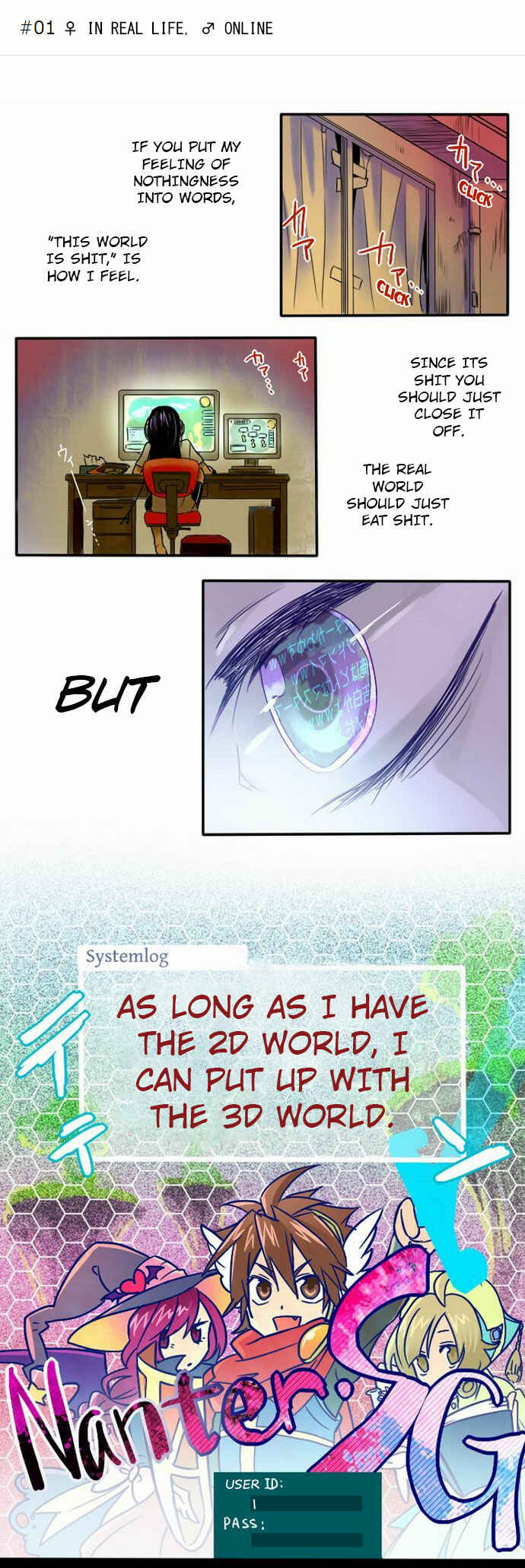 Page 1 Chapter 1 Netojuu no Susume