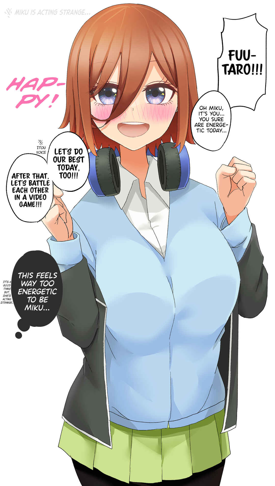 Page 1 Chapter 4 5Toubun no Hanayome - I woke up and the quintuplets were acting strange (Doujinshi)