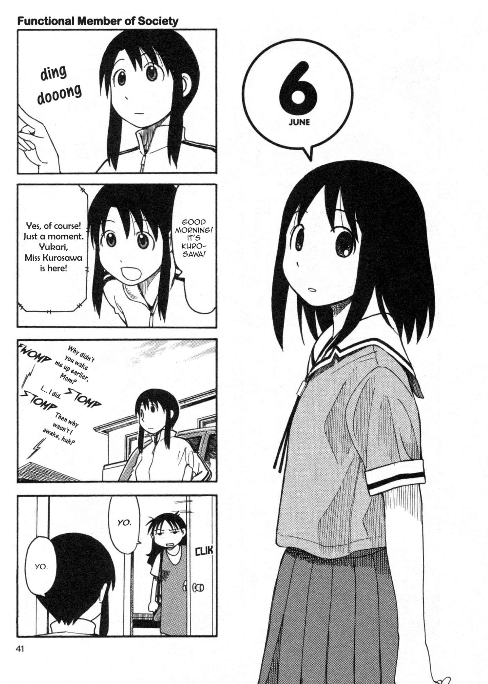Page 1 Chapter 3 Azumanga Daioh (2009 Print)