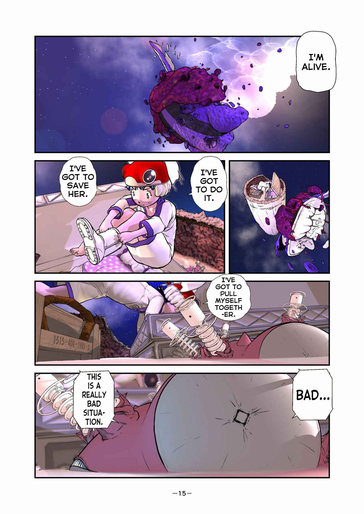 Page 15 Chapter 3 Alien 9 Next