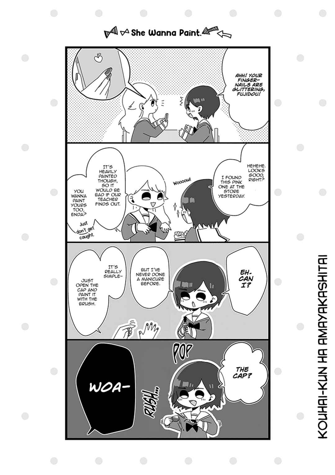 Page 2 Chapter 13 Kouhai-kun wa Amayakashitai
